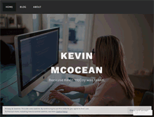 Tablet Screenshot of kevinmcocean.com